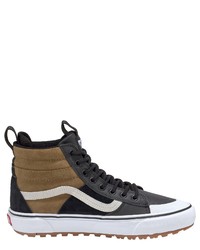 mehrfarbige hohe Sneakers aus Leder von Vans