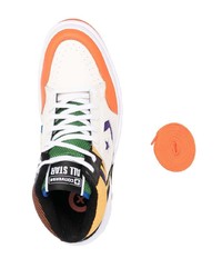 mehrfarbige hohe Sneakers aus Leder von Converse