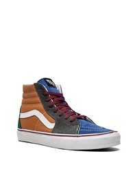 mehrfarbige hohe Sneakers aus Segeltuch von Vans