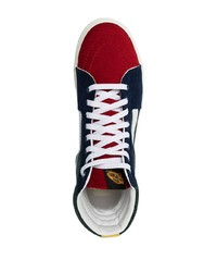 mehrfarbige hohe Sneakers aus Segeltuch von Vans