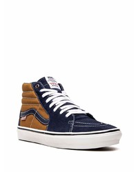 mehrfarbige hohe Sneakers aus Segeltuch von Vans