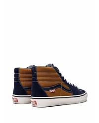 mehrfarbige hohe Sneakers aus Segeltuch von Vans