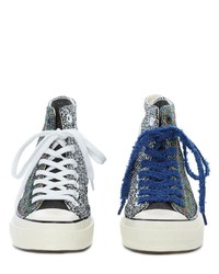 mehrfarbige hohe Sneakers aus Segeltuch von Converse X JW Anderson