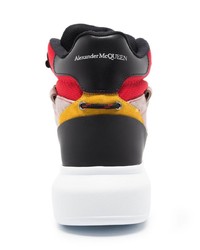 mehrfarbige hohe Sneakers aus Wildleder von Alexander McQueen