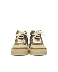 mehrfarbige hohe Sneakers aus Wildleder von Fear Of God