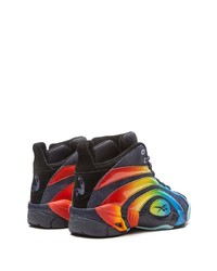 mehrfarbige hohe Sneakers aus Wildleder von Reebok