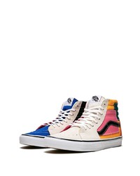 mehrfarbige hohe Sneakers aus Wildleder von Vans