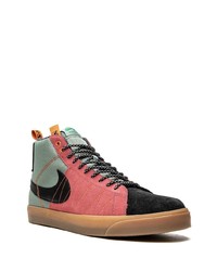 mehrfarbige hohe Sneakers aus Wildleder von Nike