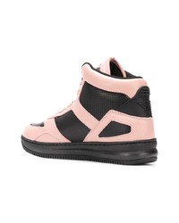 mehrfarbige hohe Sneakers von Emporio Armani