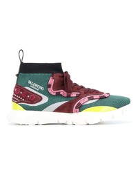 mehrfarbige hohe Sneakers von Valentino