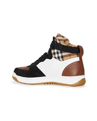 mehrfarbige hohe Sneakers von Burberry