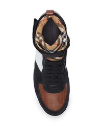 mehrfarbige hohe Sneakers von Burberry