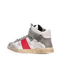 mehrfarbige hohe Sneakers von Saint Laurent