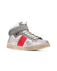 mehrfarbige hohe Sneakers von Saint Laurent