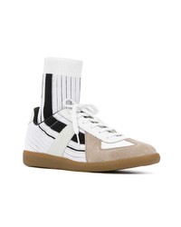 mehrfarbige hohe Sneakers von Maison Margiela