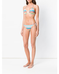 mehrfarbige horizontal gestreifte Bikinihose von MISSONI MARE