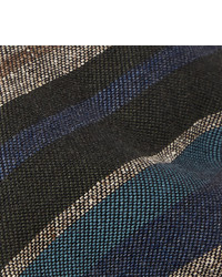 mehrfarbige horizontal gestreifte Krawatte von Brioni