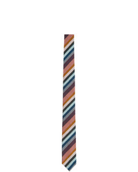 mehrfarbige horizontal gestreifte Krawatte von Paul Smith