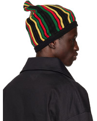 mehrfarbige horizontal gestreifte Mütze von Spencer Badu