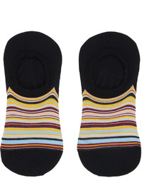 mehrfarbige horizontal gestreifte Socken von Paul Smith