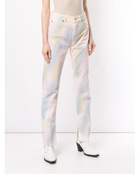 mehrfarbige Mit Batikmuster Jeans von Ganni