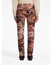 mehrfarbige Jeans mit Blumenmuster von Etro