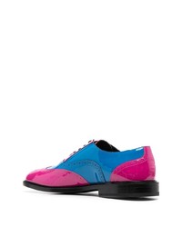 mehrfarbige Leder Brogues von Moschino