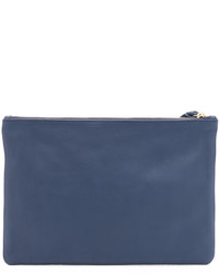 mehrfarbige Leder Clutch von Clare Vivier