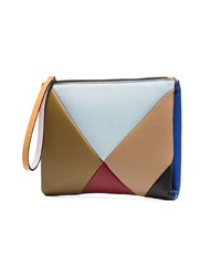 mehrfarbige Leder Clutch von Marni