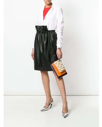 mehrfarbige Leder Clutch von Fendi