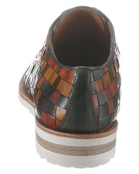 mehrfarbige Leder Derby Schuhe von Melvin&Hamilton
