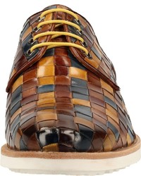 mehrfarbige Leder Derby Schuhe von Melvin&Hamilton