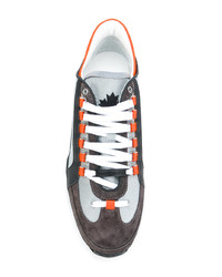 mehrfarbige Leder niedrige Sneakers von DSQUARED2