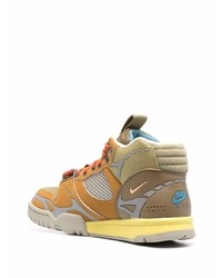 mehrfarbige Leder niedrige Sneakers von Nike