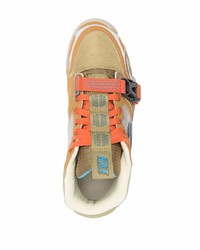 mehrfarbige Leder niedrige Sneakers von Nike