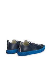 mehrfarbige Leder niedrige Sneakers von Giuseppe Zanotti