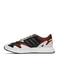 mehrfarbige Leder niedrige Sneakers von Y-3