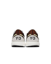 mehrfarbige Leder niedrige Sneakers von Y-3