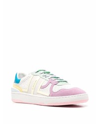 mehrfarbige Leder niedrige Sneakers von Lanvin