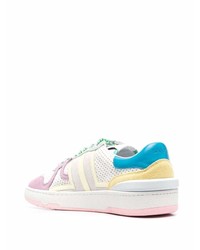 mehrfarbige Leder niedrige Sneakers von Lanvin