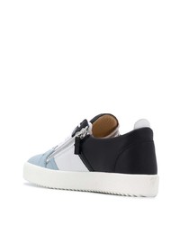 mehrfarbige Leder niedrige Sneakers von Giuseppe Zanotti