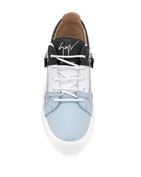 mehrfarbige Leder niedrige Sneakers von Giuseppe Zanotti