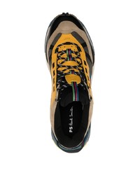 mehrfarbige Leder niedrige Sneakers von PS Paul Smith