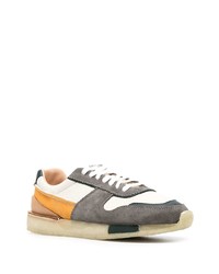 mehrfarbige Leder niedrige Sneakers von Clarks