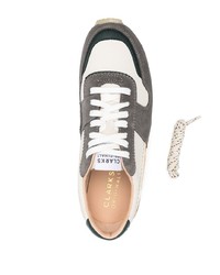 mehrfarbige Leder niedrige Sneakers von Clarks