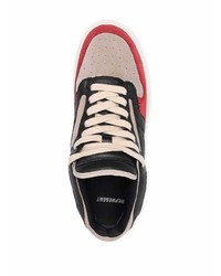 mehrfarbige Leder niedrige Sneakers von Represent