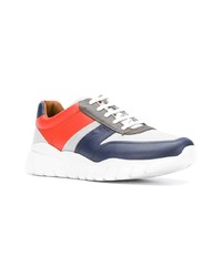 mehrfarbige Leder niedrige Sneakers von Bally