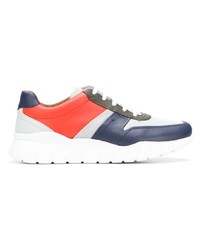 mehrfarbige Leder niedrige Sneakers von Bally