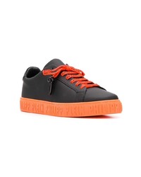 mehrfarbige Leder niedrige Sneakers von Philipp Plein