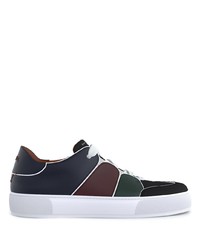 mehrfarbige Leder niedrige Sneakers von Ermenegildo Zegna XXX